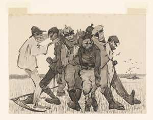 Cosecha de 1918. Gavilla de maíz moderna (título original en el objeto) de Willem van Schaik (signed by artist)