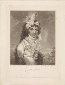 Retrato de Carolina Amalia Isabel de Brunswick-Wolfenbüttel de Willem van Senus