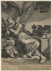 Alegoría de la vanidad y la naturaleza transitoria de las posesiones mundanas, 1608