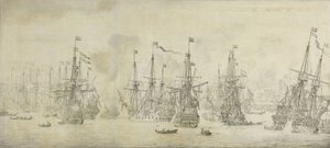 El ataque fallido de los ingleses a la flota de regreso en el puerto de Bergen, Noruega, el 12 de agosto de 1665: un episodio de la segunda guerra anglo-holandesa de Willem van de Velde (I)
