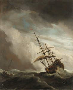 Un barco en alta mar atrapado por una borrasca, conocida como "La Ráfaga
Un barco en alta mar atrapado por una borrasca voladora, conocida como "The Gust