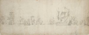 Flota holandesa tras el consejo de guerra, 8-18 de agosto de 1665