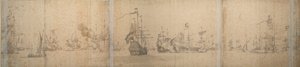 La flota holandesa frente a la costa de Holanda Noviembre 1664 de Willem van de the Elder Velde