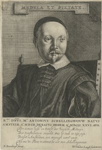 Retrato de Antonio Schellingwou de Willem van der Laegh