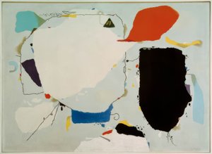 Monturi en rojo y azul de Willi Baumeister