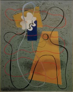 Forma de concha en azul de Willi Baumeister