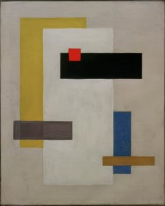 Cuadrado rojo de Willi Baumeister