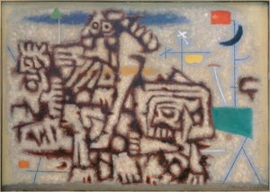 Dos edades del mundo (variante en azul)