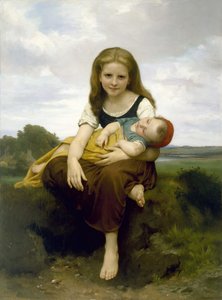 La hermana mayor de William-Adolphe Bouguereau