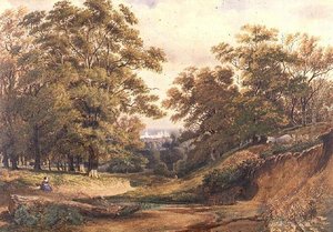 Una Escena en Bagley Wood cerca de Oxford de Joseph Mallord William Turner