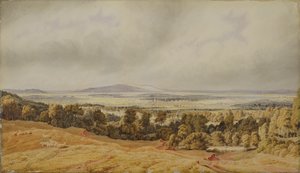 Vista de Broadway Hill, Worcester de Joseph Mallord William Turner
