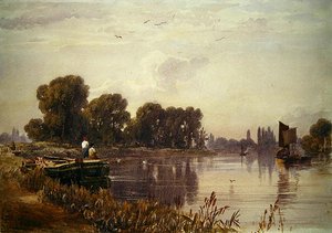 Paisaje con Río de William  Evans