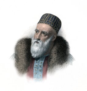 Ali Pacha / Pachá, también conocido como el "León de Yannina". de William (after) Finden