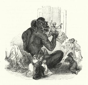El gigante y sus prisioneros de William (after) Harvey