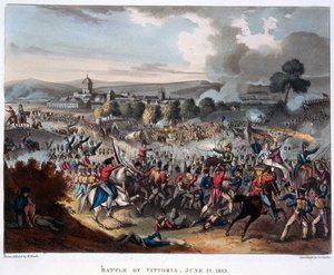 Arthur Wellesley (1769-1852) Lord Wellington entrando en Salamanca, grabado por J.C. Stadler, publicado en 1818 de William (after) Heath
