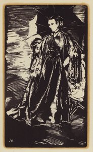 Ilustración de Memorias de un cazador de zorros de Siegfried Sassoon (xilografía) de William (after) Nicholson