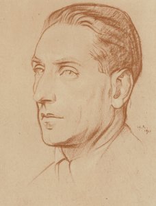 Compton Mackenzie (lito) de William (after) Rothenstein