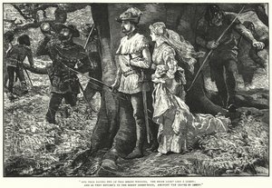 Robin Hood y Allin A Dale de William (after) Small