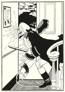 Ilustración de las Aventuras del Barón Munchausen (grabado) de William (after) Strang