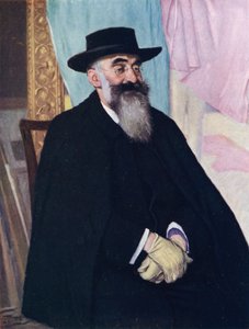 Retrato de Lucien Pissarro (litografía en color) de William (after) Strang