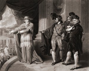 Francisco Jiménez de Cisneros responde a los nobles. (imprimir) de William (after) Ward
