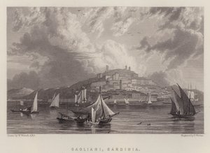 Cagliari, Cerdeña de William (after) Westall