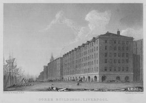 Edificios de Goree, Liverpool (grabado)