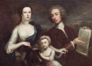 Retrato de Richard Boyle y Dorothy Savile de William (attr. to) Aikman
