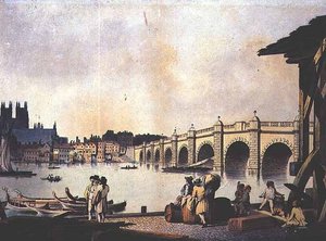Puente de Westminster de William (attr. to) Marlow