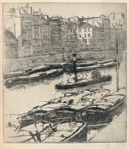 Quai des Grands Augustins, 1915 de William A Levy