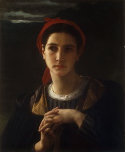 Bergere de Bordelais, 1871 de William Adolphe Bouguereau