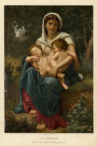 Caridad de William Adolphe Bouguereau
