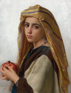 Chica con una Granada de William Adolphe Bouguereau