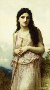 Meditación, 1902 de William Adolphe Bouguereau