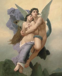 El rapto de Psique, siglo XX - XXI de William Adolphe Bouguereau