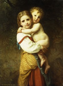 La hermana mayor de William Adolphe Bouguereau
