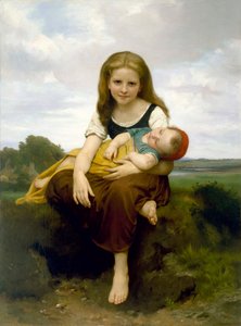 La hermana mayor de William Adolphe Bouguereau