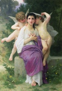 El despertar del corazón, 1892 de William Adolphe Bouguereau