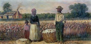 Cotton Pickers in the American South (tablero) (para el par véase 67736)