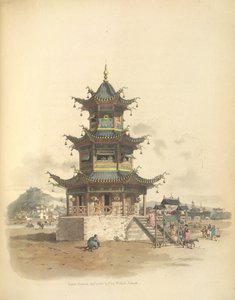 Una pagoda o templo de William Alexander