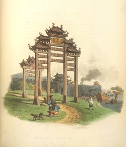 Un Pai-lou, o arco de triunfo de William Alexander