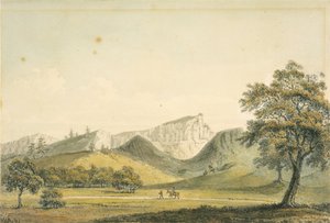 Una montaña notable cerca del río de Monterrey de William Alexander