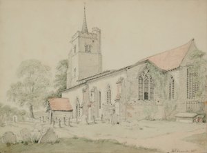 Iglesia de Aldenham, Hertfordshire de William Alexander