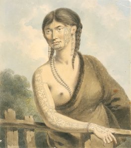 Mujer tatuada