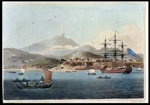 Porto Praya en la Isla de St. Jago, lámina 4 de 