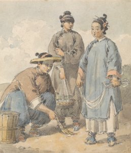 Tres vendedoras ambulantes chinas de William Alexander