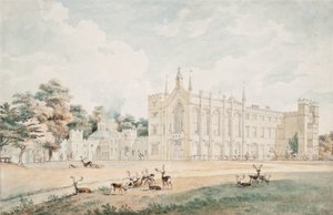 Vista desde el suroeste, Cassiobury, Hertfordshire de William Alexander
