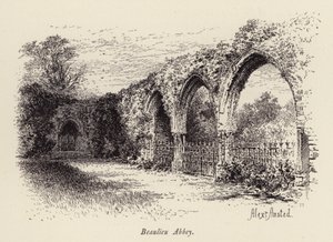 Abadía de Beaulieu (grabado)