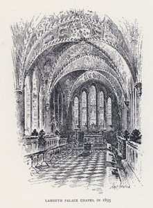 Capilla del Palacio de Lambeth en 1895 (grabado)
