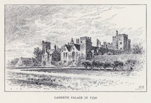 Palacio de Lambeth en 1790